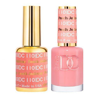  DND DC Gel Nail Polish Duo - 110 Coral Colors - Peach Jealousy by DND DC sold by DTK Nail Supply