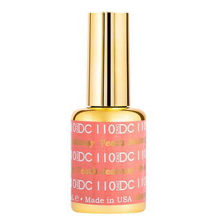 DND DC Gel Polish - 110 Coral Colors - Peach Jealousy by DND DC sold by DTK Nail Supply