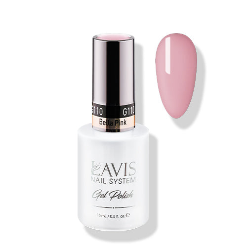 Lavis Gel Polish 110 - Pink Colors - Bella Pink by LAVIS NAILS sold by DTK Nail Supply