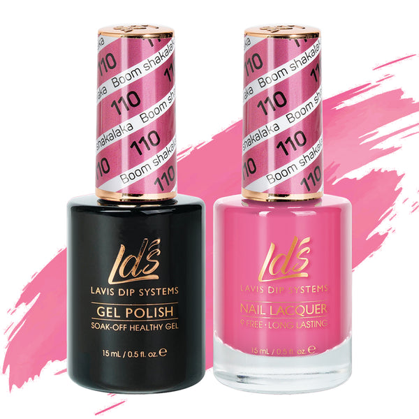  LDS Gel Nail Polish Duo - 110 Boom Shakalaka by LDS sold by DTK Nail Supply