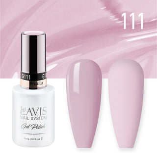  Lavis Gel Nail Polish Duo - 111 Pink Colors - Priscilla by LAVIS NAILS sold by DTK Nail Supply