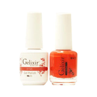  Gelixir Gel Nail Polish Duo - 112 Red Colors by Gelixir sold by DTK Nail Supply