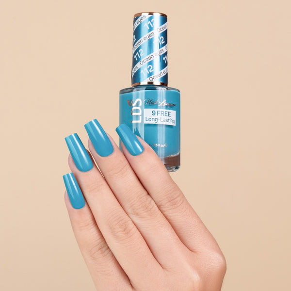  LDS Nail Lacquer - 112 Ocean Eyes by LDS sold by DTK Nail Supply