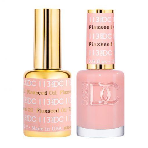  DND DC Gel Nail Polish Duo - 113 Flaxseed Oil by DND DC sold by DTK Nail Supply