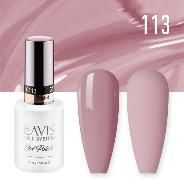 LAVIS Nail Lacquer - 113 Orchid - 0.5oz by LAVIS NAILS sold by DTK Nail Supply