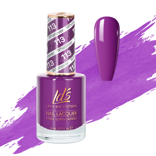 LDS Nail Lacquer - 113 Whatever by LDS sold by DTK Nail Supply