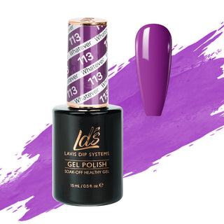  LDS Gel Polish 113 - Purple Colors - Whatever by LDS sold by DTK Nail Supply
