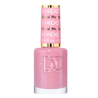 DND DC Nail Lacquer - 114 Pink Colors - Coral Nude