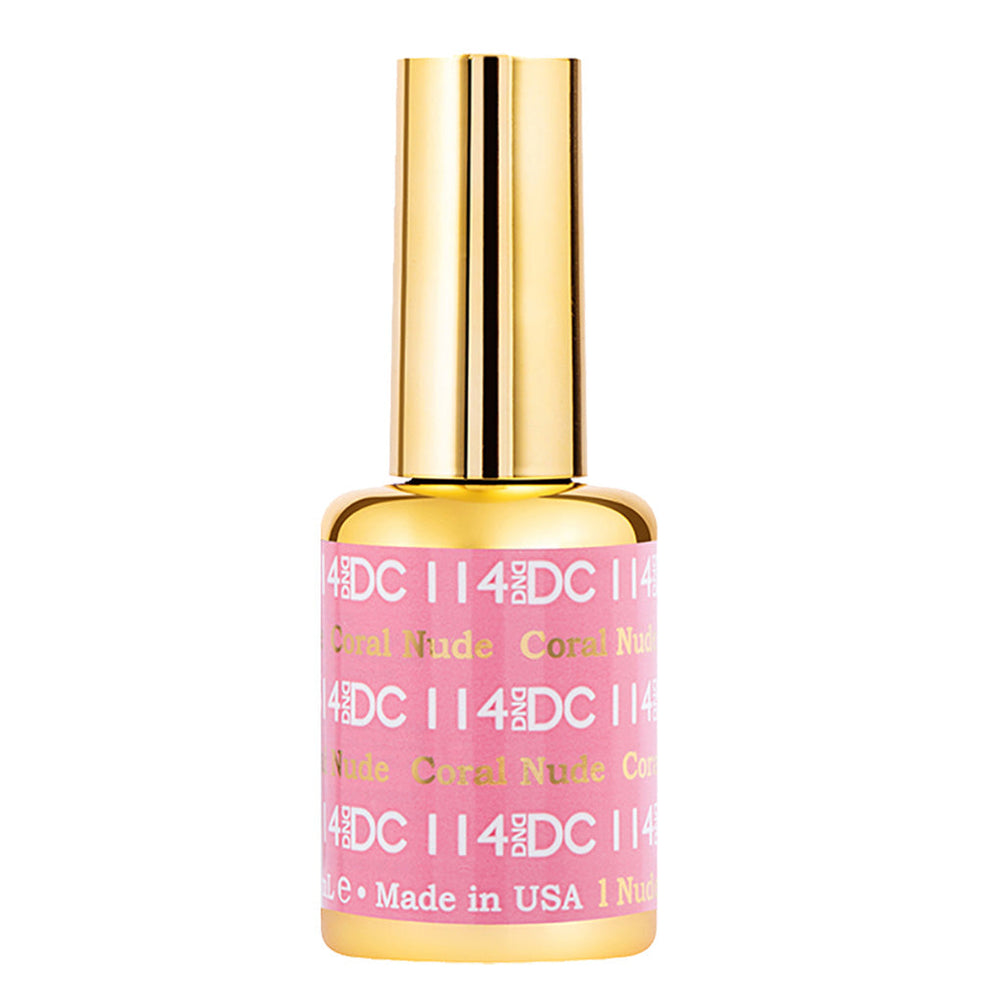 DND DC Gel Polish - 114 Pink Colors - Coral Nude by DND DC sold by DTK Nail Supply