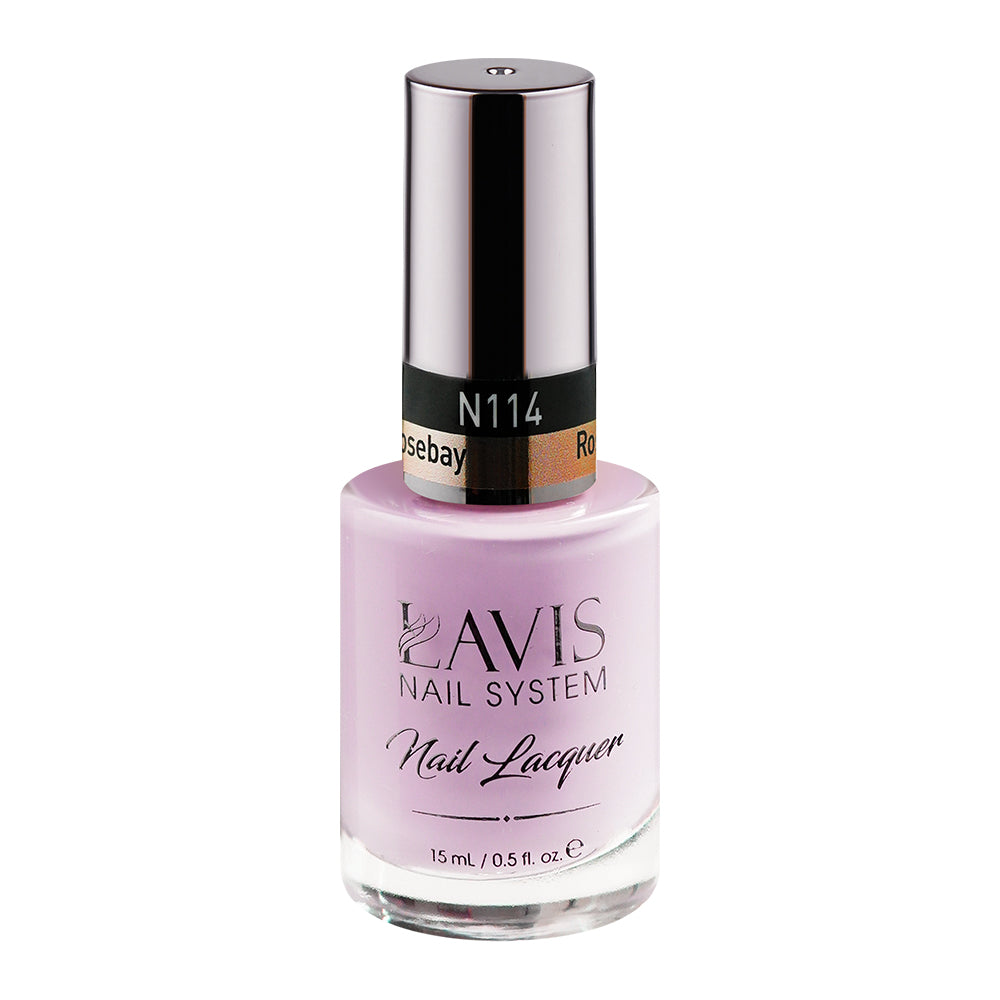 LAVIS Nail Lacquer - 114 Rosebay - 0.5oz by LAVIS NAILS sold by DTK Nail Supply