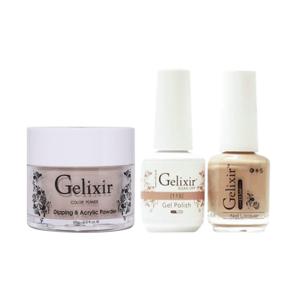  Gelixir 3 in 1 - 115 - Acrylic & Dip Powder, Gel & Lacquer by Gelixir sold by DTK Nail Supply