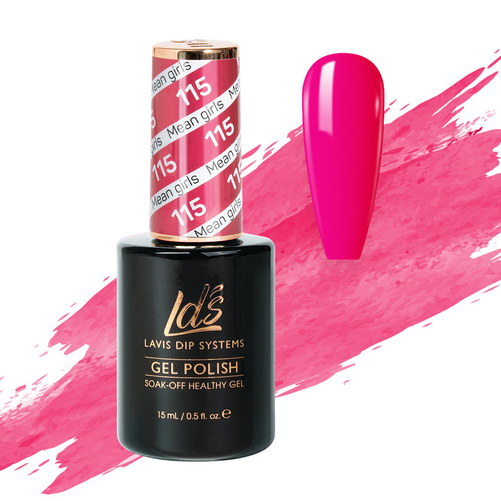  LDS Hema Free Gel Polish 115 - Mean Girls by LDS HEMA FREE GEL POLISH sold by DTK Nail Supply