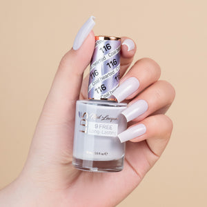  LDS Nail Lacquer - 116 Coal Hearted by LDS sold by DTK Nail Supply