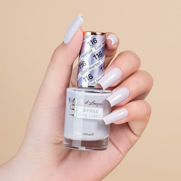  LDS Nail Lacquer - 116 Coal Hearted by LDS sold by DTK Nail Supply