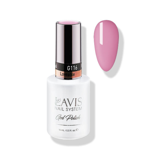 Lavis Gel Polish 116 - Pink Colors - Loveable by LAVIS NAILS sold by DTK Nail Supply