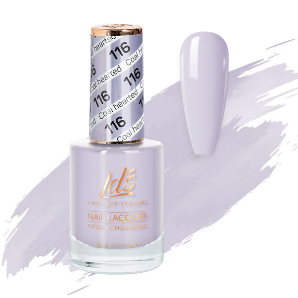  LDS Nail Lacquer - 116 Coal Hearted by LDS sold by DTK Nail Supply
