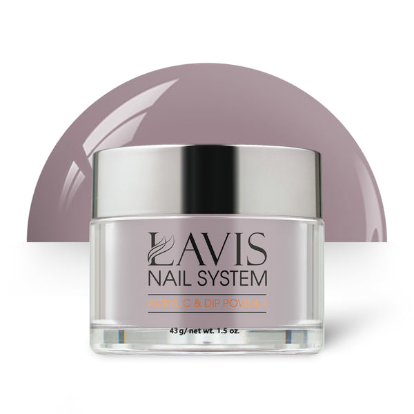 Lavis Acrylic Powder - 117 Silver Service - Gray Colors by LAVIS NAILS sold by DTK Nail Supply