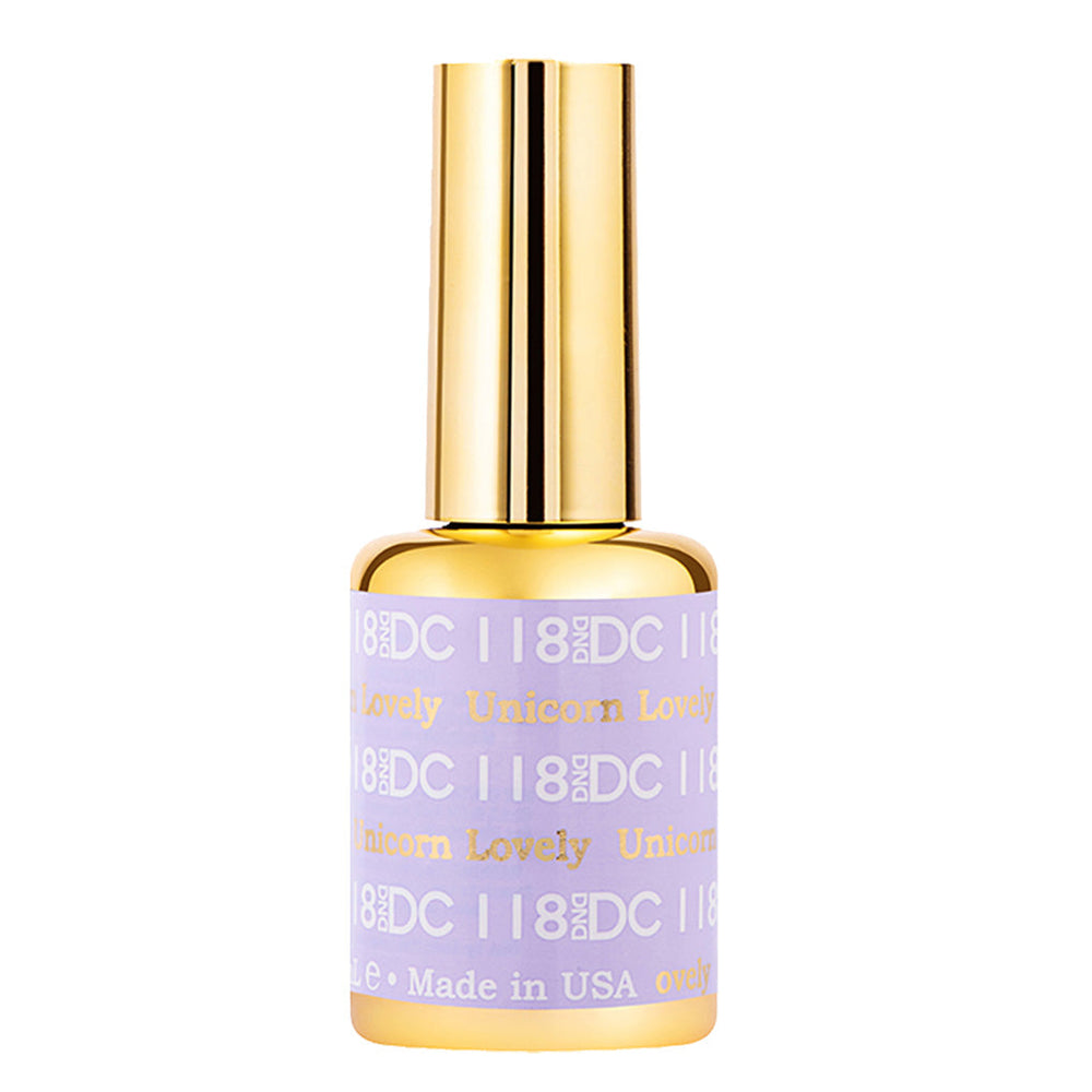 DND DC Gel Polish - 118 Purple Colors - Unicorn Lovely by DND DC sold by DTK Nail Supply