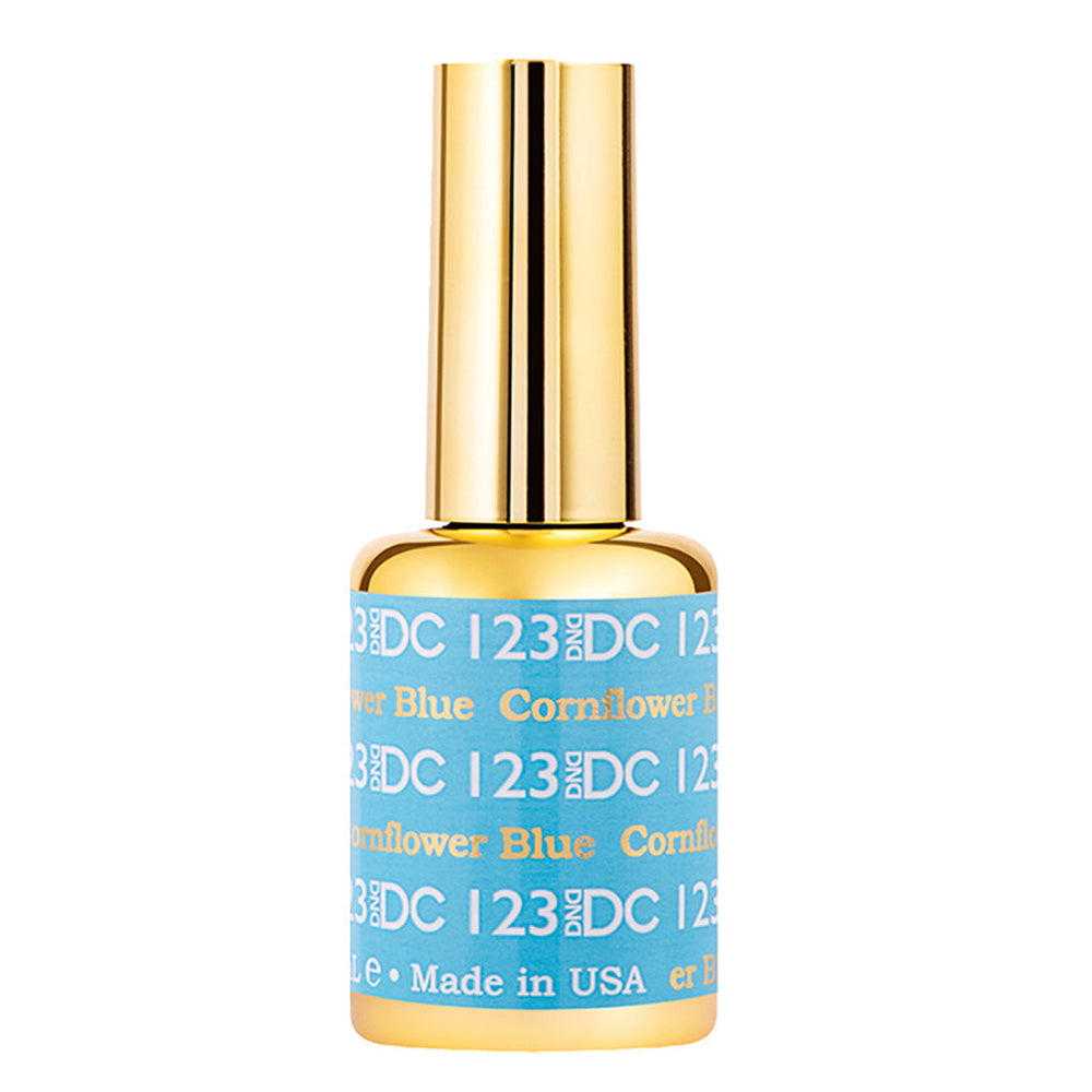 DND DC Gel Polish - 123 Blue Colors - Cornflower Blue by DND DC sold by DTK Nail Supply