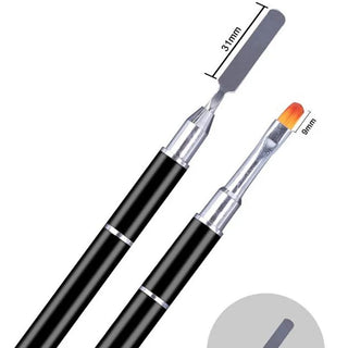 Dual-Ended Nail Brush Gel Nail Pen