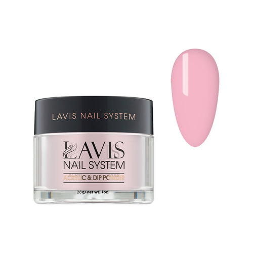 Lavis Acrylic Powder - 123 Irresistible - Pink Colors by LAVIS NAILS sold by DTK Nail Supply