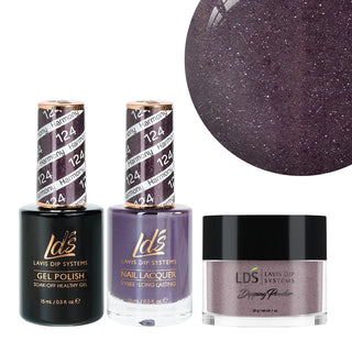  LDS 3 in 1 - 124 Harmony - Dip, Gel & Lacquer Matching by LDS sold by DTK Nail Supply