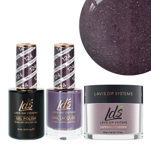  LDS 3 in 1 - 124 Harmony - Dip, Gel & Lacquer Matching by LDS sold by DTK Nail Supply