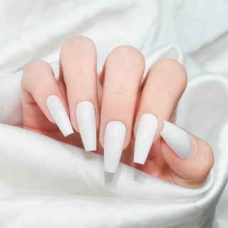  Lavis Gel Nail Polish Duo - 124 White Colors - White Dove by LAVIS NAILS sold by DTK Nail Supply