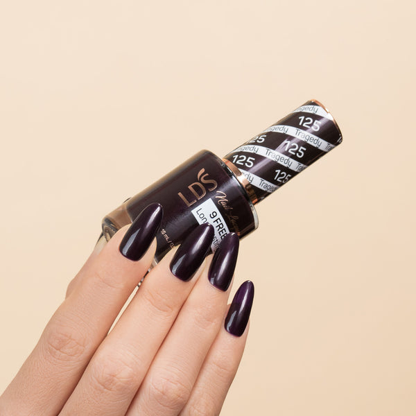  LDS Nail Lacquer - 125 Tragedy by LDS sold by DTK Nail Supply