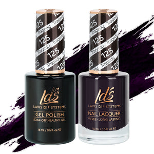  LDS Gel Nail Polish Duo - 125 Tragedy by LDS sold by DTK Nail Supply