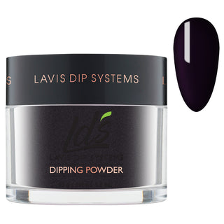  LDS Dipping Powder Nail - 125 Tragedy - Black Colors by LDS sold by DTK Nail Supply