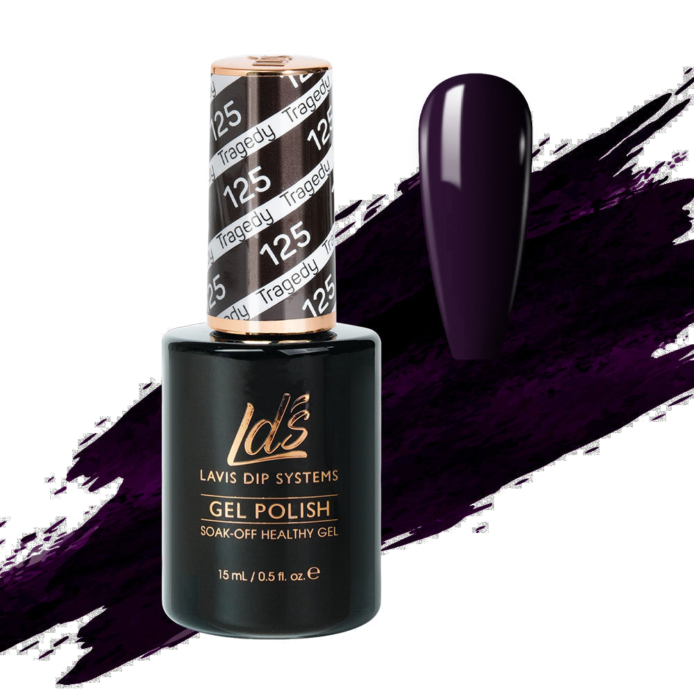  LDS Hema Free Gel Polish 125 - Tragedy by LDS HEMA FREE GEL POLISH sold by DTK Nail Supply