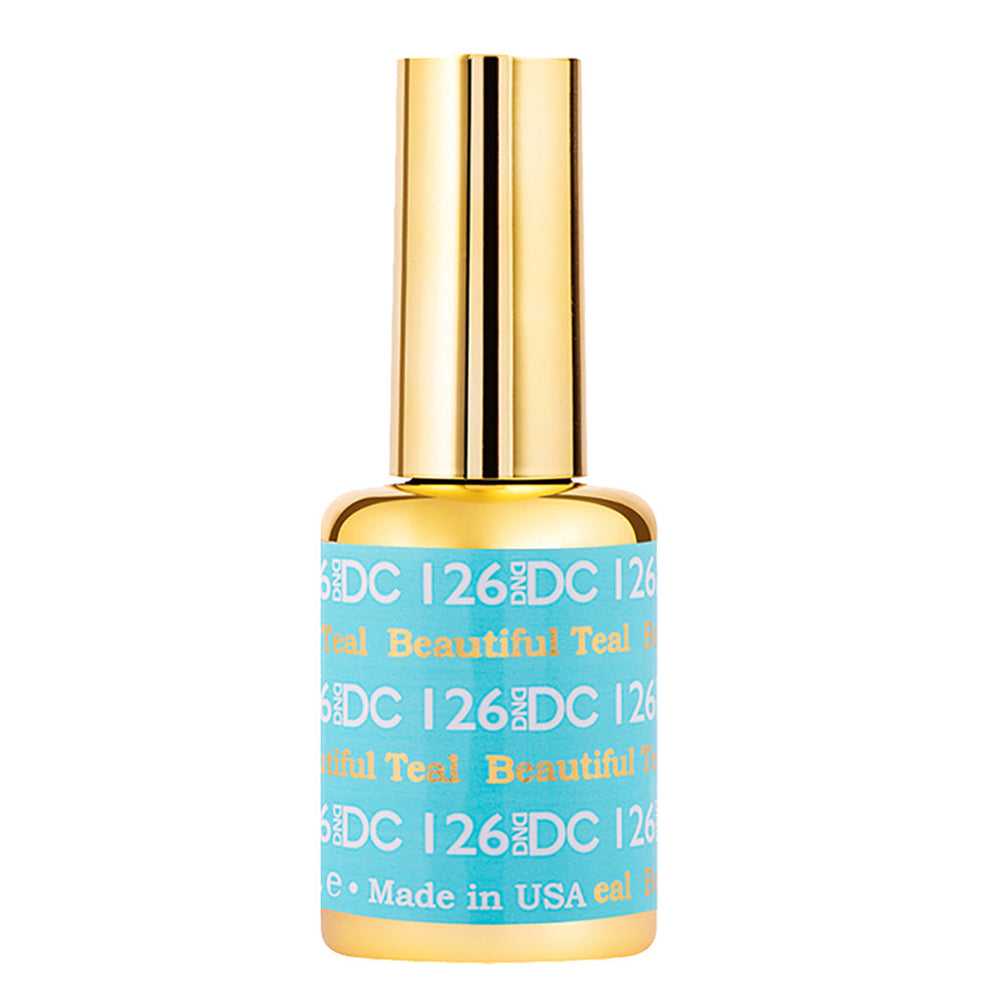 DND DC Gel Polish - 126 Blue Colors - Beautiful Teal by DND DC sold by DTK Nail Supply
