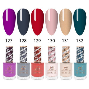  LDS Healthy Nail Lacquer Set (6 colors): 127 to 132 by LDS sold by DTK Nail Supply