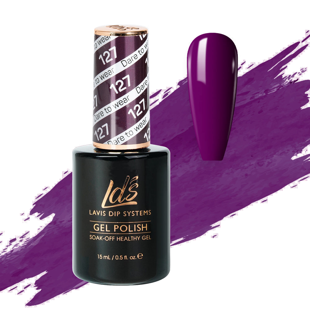  LDS Hema Free Gel Polish 127 - Dare To Wear by LDS HEMA FREE GEL POLISH sold by DTK Nail Supply