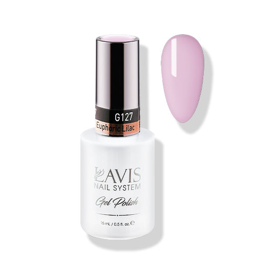 Lavis Gel Polish 127 - Violet Colors - Euphoric Lilac by LAVIS NAILS sold by DTK Nail Supply