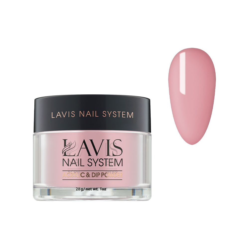 Lavis Acrylic Powder - 128 Rose Embroidery - Vintage Rose Colors by LAVIS NAILS sold by DTK Nail Supply