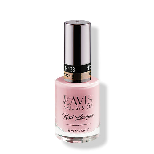 LAVIS Nail Lacquer - 128 Rose Embroidery - 0.5oz by LAVIS NAILS sold by DTK Nail Supply