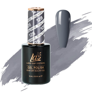  LDS Gel Polish 128 - Gray Colors - Stay Weird by LDS sold by DTK Nail Supply