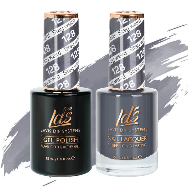  LDS Gel Nail Polish Duo - 128 Stay Weird by LDS sold by DTK Nail Supply