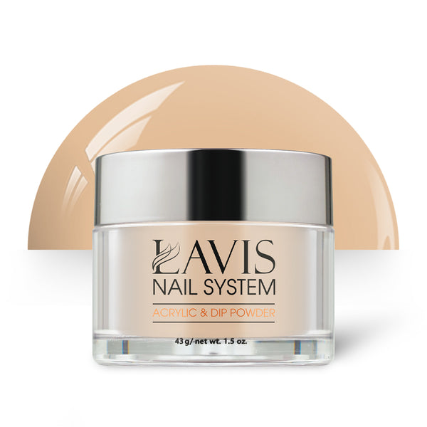 Lavis Acrylic Powder - 129 Creamery - Nude Colors by LAVIS NAILS sold by DTK Nail Supply