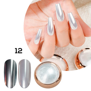  Aurora Galaxy Chrome Nail Powder - 12 by Chrome sold by DTK Nail Supply