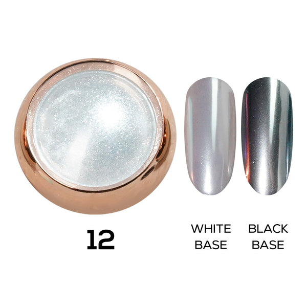  Aurora Galaxy Chrome Nail Powder - 12 by Chrome sold by DTK Nail Supply