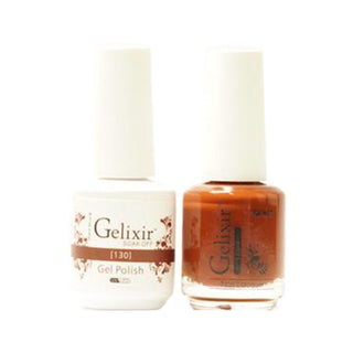  Gelixir Gel Nail Polish Duo - 130 Red Colors by Gelixir sold by DTK Nail Supply
