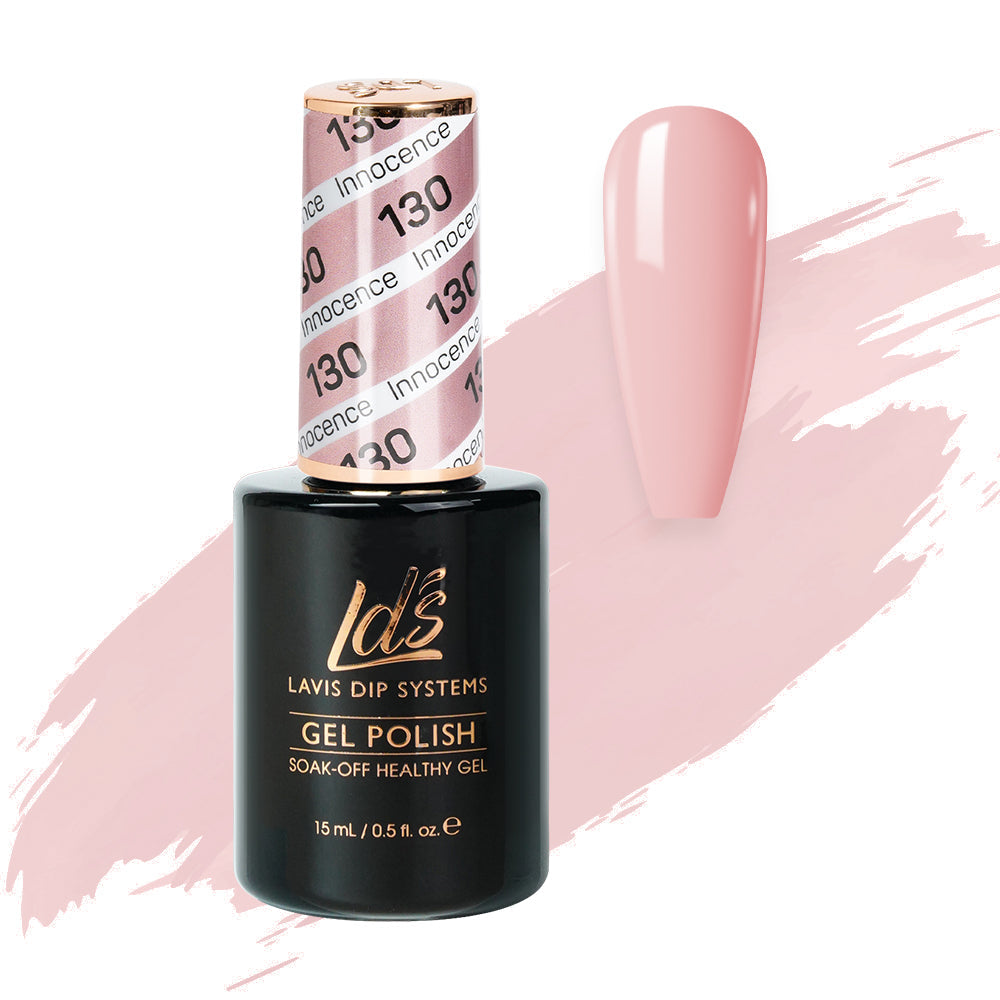  LDS Hema Free Gel Polish 130 - Innocence by LDS HEMA FREE GEL POLISH sold by DTK Nail Supply