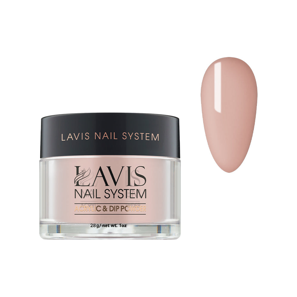 Lavis Acrylic Powder - 131 Pinky Beige - Nude Colors by LAVIS NAILS sold by DTK Nail Supply