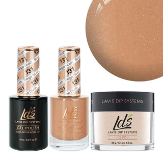  LDS 3 in 1 - 131 Beige Blush - Dip, Gel & Lacquer Matching by LDS sold by DTK Nail Supply
