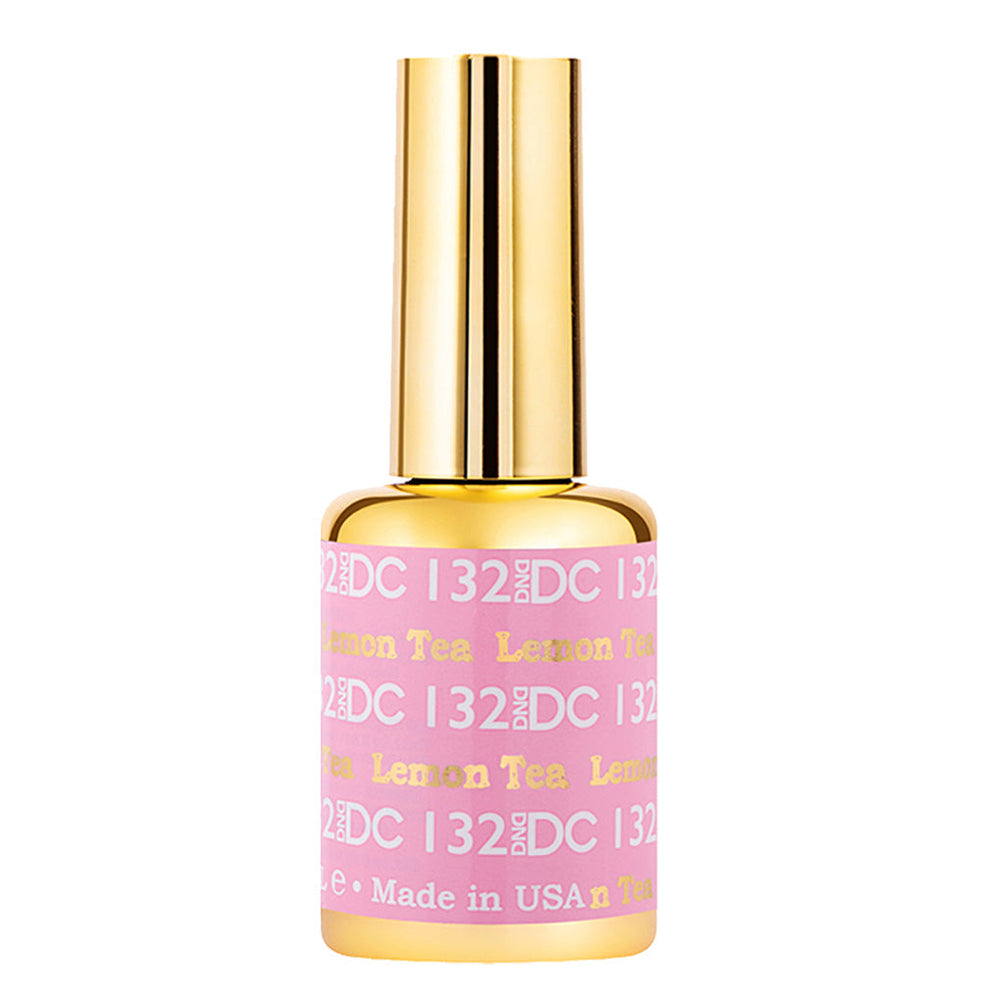 DND DC Gel Polish - 132 Pink Colors - Lemon Tea by DND DC sold by DTK Nail Supply