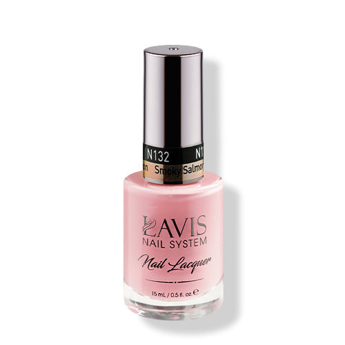 LAVIS Nail Lacquer - 132 Smoky Salmon - 0.5oz by LAVIS NAILS sold by DTK Nail Supply