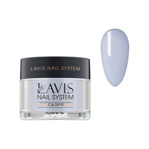 Lavis Acrylic Powder - 133 Whisper White - Blue Colors by LAVIS NAILS sold by DTK Nail Supply